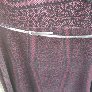 Andrew Marc Dresses - Andrew Marc purple and black dress w belt Andrew Marc Dresses - Andrew Marc purple and black dress w belt